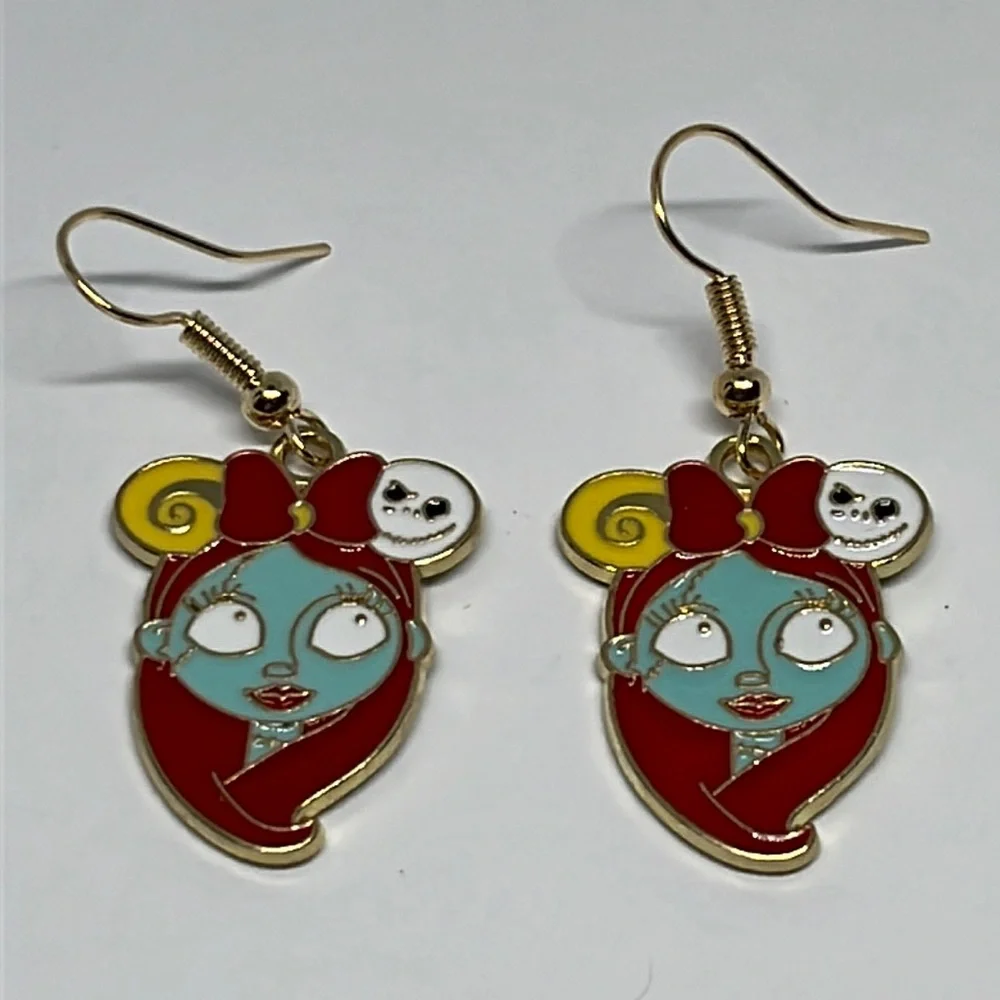 Earrings‎ Dead girl Gothic Halloween